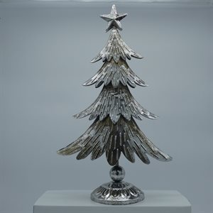 CHRISTMAS METAL TREE 18.5"