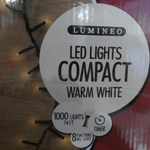 LEDS 1000 WRM WHT IN / OUT